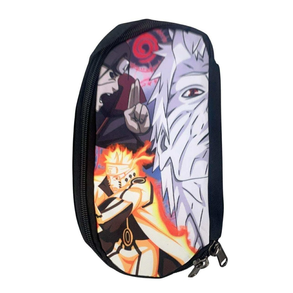 Naruto Nintendo switch Pencil Case Anime Zip Pouch Cosplay Makeup Organizer NEW
